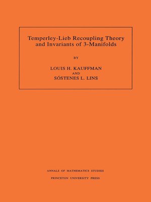 cover image of Temperley-Lieb Recoupling Theory and Invariants of 3-Manifolds